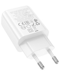 Сетевое зар. устр. Hoco N61 1USB/1С PD/QC3.0 3A 20W белое