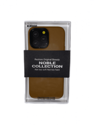  Накладка для i-Phone 14 Pro Max K-Doo Noble кожаная коричневый