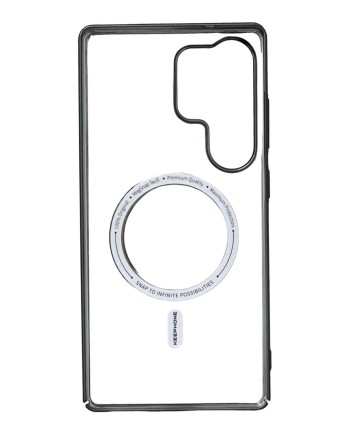  Накладка для Samsung Galaxy S25 Ultra Keephone SkinGrip MagSnap прозрачный титан