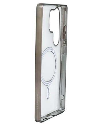  Накладка для Samsung Galaxy S25 Ultra Keephone SkinGrip MagSnap прозрачный титан