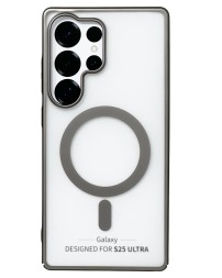 Накладка для Samsung Galaxy S25 Ultra Keephone SkinGrip MagSnap прозрачный титан