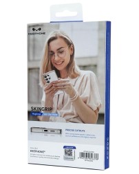 Накладка для Samsung Galaxy S25 Ultra Keephone SkinGrip MagSnap прозрачный титан
