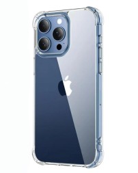 Чехол-накладка силикон i-Phone 15 Pro Max прозрачный противоударный 1.5мм тех.пак