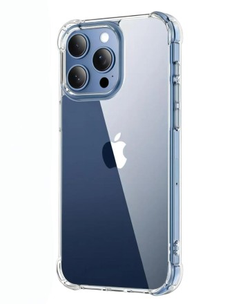  Чехол-накладка силикон i-Phone 15 Pro Max прозрачный противоударный 1.5мм тех.пак