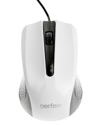 Мышь проводная Perfeo Rainbow USB/DPI 1000/3 кнопки/1.8м черно-белая