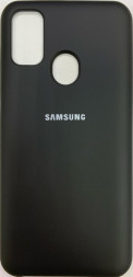 Накладка для Samsung Galaxy M30S/M21 Silicone cover черная