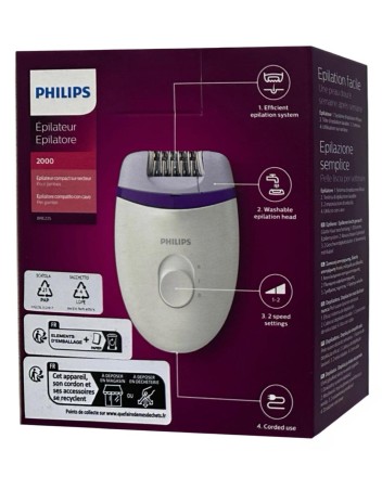  Эпилятор Эпилятор Philips Satinelle Essential BRE225/00 белый