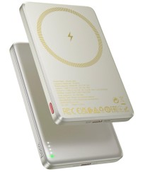 Powerbank с беспроводной зарядкой MagSafe Hoco Q26 5000mAh 1USB-C 20W золотой