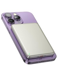 Powerbank с беспроводной зарядкой MagSafe Hoco Q26 5000mAh 1USB-C 20W золотой