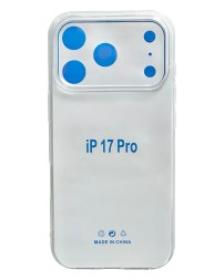 Чехол-накладка силикон i-Phone 17 Pro 6.3&quot; прозрачный 1.5мм тех.пак