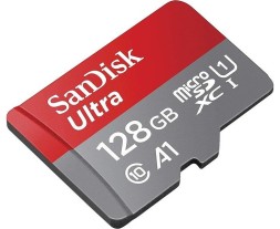 micro SDXC карта памяти SanDisk 128GB Class10 Ultra A1 UHS-I 140MB/s (SDSQUAB-128G-GN6MN) (без ад.)
