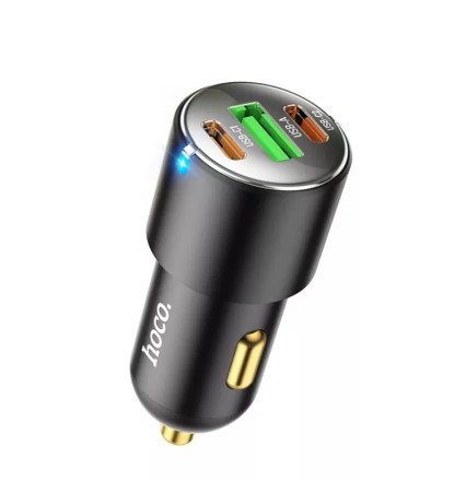  Автомобильное заряд. устр. Hoco NZ6 1USB/2C 18W/25W черное