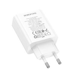 Сетевое зар. устр. Borofone BA108A 1USB/1C 30W белое