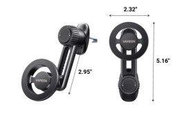 Держатель в автомобиль в воздуховод Ugreen LP776 магнитный черный