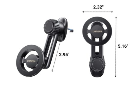  Держатель в автомобиль в воздуховод Ugreen LP776 магнитный черный