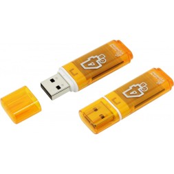 USB флеш накопитель Smartbuy 4GB Glossy Orange (SB4GBGS-Or)