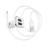  Автомобильное заряд. устр. Borofone BZ12 с шнуром Micro 2USB 2.4A белое