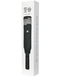 Зонт KongGu Reverse Ten Bone Automatic Lighting Umbrella с фонариком черный