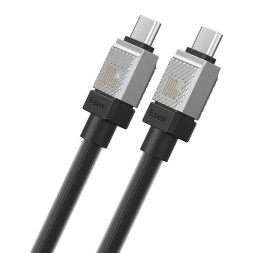 Кабель-зарядка Type-C на Type-C Baseus Baseus CoolPlay Series 100W 1м (CAKW000201) черный