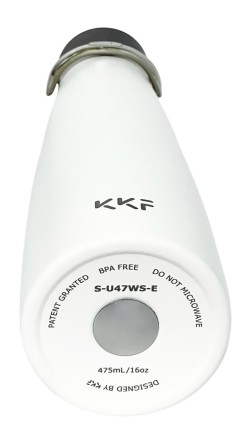  Термокружка Kiss Kiss Fish Swag Vacuum Bottle (475мл) белая