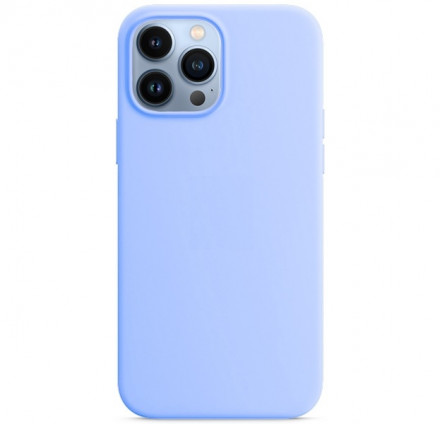 Чехол-накладка  i-Phone 12/12 Pro Silicone icase  №43 небесно-голубая