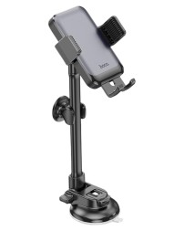 Держатель в автомобиль на стекло Hoco H27 с зажимом черный