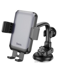 Держатель в автомобиль на стекло Hoco H27 с зажимом черный