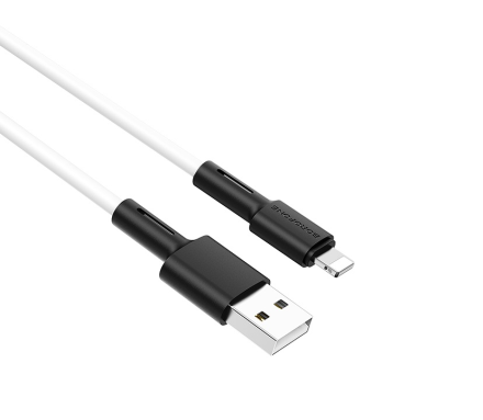  Usb Кабель-зарядка Lightning Borofone BX31 2.4A 1м силиконовый белый