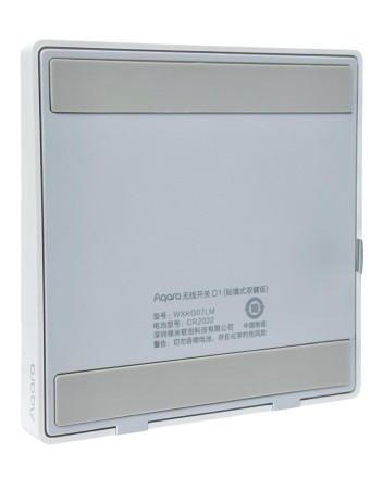  Умный двойной выключатель Aqara Smart Wall Switch D1 без Zero Line WXKG07LM белый