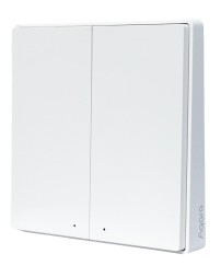 Умный двойной выключатель Aqara Smart Wall Switch D1 без Zero Line WXKG07LM белый