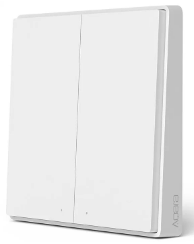 Умный двойной выключатель Aqara Smart Wall Switch D1 без Zero Line WXKG07LM белый