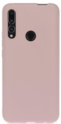 Накладка для Huawei Y9 Prime (2019)/P Smart Z Silicone cover без логотипа пудро
