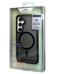 Накладка для Samsung Galaxy S24 Keephone Mago Pro Magsnap матовый черный