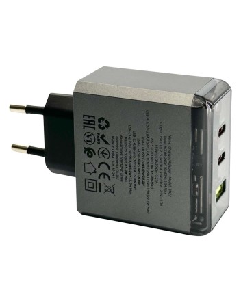  Сетевое зар. устр. Borofone BN22 1USB/2C 22.5W/65W серое