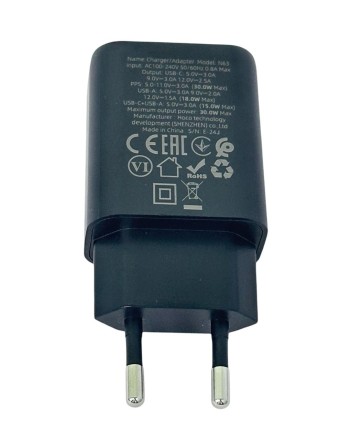  Сетевое зар. устр. Hoco N63 1USB/1С PD/QC3.0 3A 30W черное