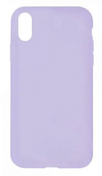 Чехол-накладка  i-Phone X/XS Silicone icase  №41 небесно-фиолетовая