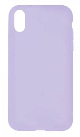  Чехол-накладка i-Phone X/XS Silicone icase №41 небесно-фиолетовая