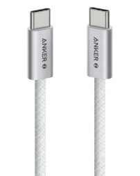Usb Кабель-зарядка Type-C на Type-C Anker Zolo (A8060P21) 240W 1.5м белый