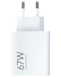 Сетевое зарядное устройство Xiaomi MI 1USB 67W (MDY-12-EH) тех.пак белое