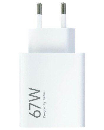  Сетевое зарядное устройство Xiaomi MI 1USB 67W (MDY-12-EH) тех.пак белое