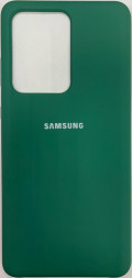 Накладка для Samsung Galaxy S20 ultra Silicone cover зеленая
