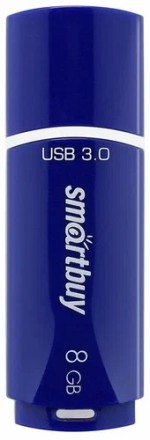  3.0 USB флеш накопитель Smartbuy 8GB Crown Blue (SB8GBCRW-Bl)