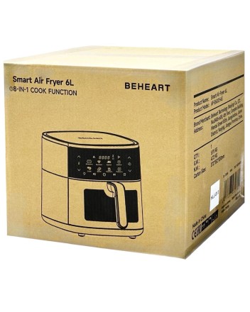  Аэрогриль Beheart Smart Air Fryer 6л (AF-E6003-AS/EU) белый