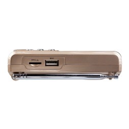 Perfeo мини-аудио Sound Ranger, УКВ+FM, MP3 (USB/microSD), AUX, BL-5C 1000mAh, золотой (PF-SV922AU)