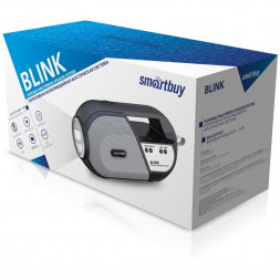 Акустическая система Smartbuy BLINK, 5Вт, Bluetooth, MP3, FM-радио, черная (арт.SBS-5070)/50