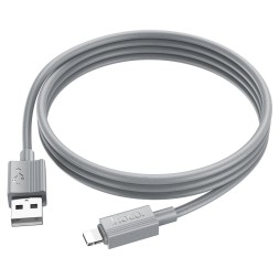 Usb Кабель-зарядка Lightning Hoco X107 1м 2.4A серый