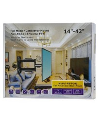 Кронштейн для телевизора 14-42" VESA/31.8кг/поворотный (NS-P200)