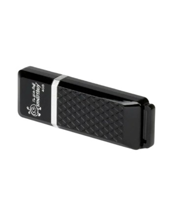  USB флеш накопитель Smartbuy 4GB Quartz series Black (SB4GBQZ-K)