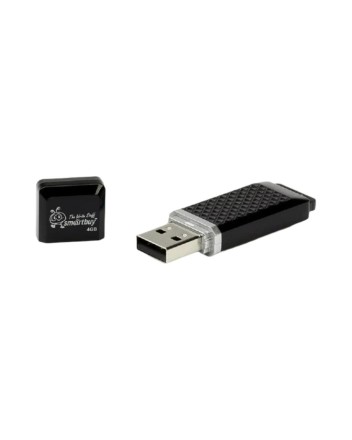  USB флеш накопитель Smartbuy 4GB Quartz series Black (SB4GBQZ-K)