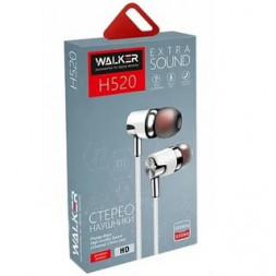 Наушники с микрофоном Walker H520 белые